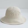 2026 Women Bucket Hat Summer Hollow Out Thin Breathable Sun Hat Female Beach Panama Cap Fold Outdoor Lesure Fishierman Cap