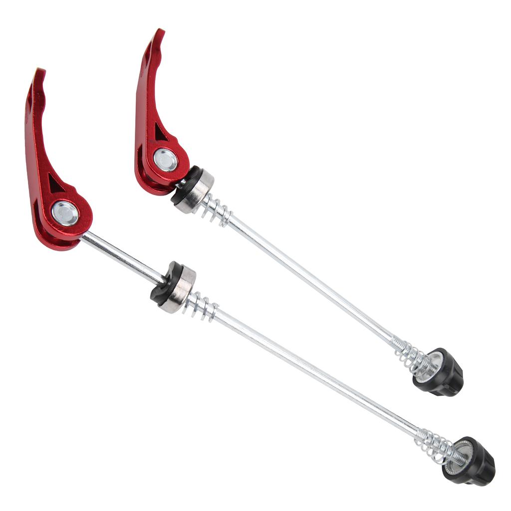 2pcs Road Mountain Bicycle Quick Release Skewers Bike Front Rear Skewer AccessoryRed
