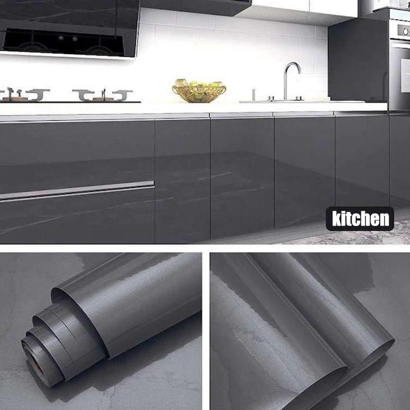 High Temperature Resistance Self Adhesive Wallpaper for Wall Kitchen Wallpapers Home Decor 40cm Oil Proof Sticker Self-adhesive