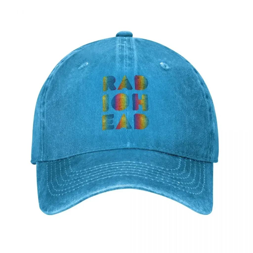 Vintage Radiohead Musik Baseballkappen für Männer Frauen Used Gewaschen Snapback Hut Hip Hop Street Band Outdoor Trainingskappen Hut