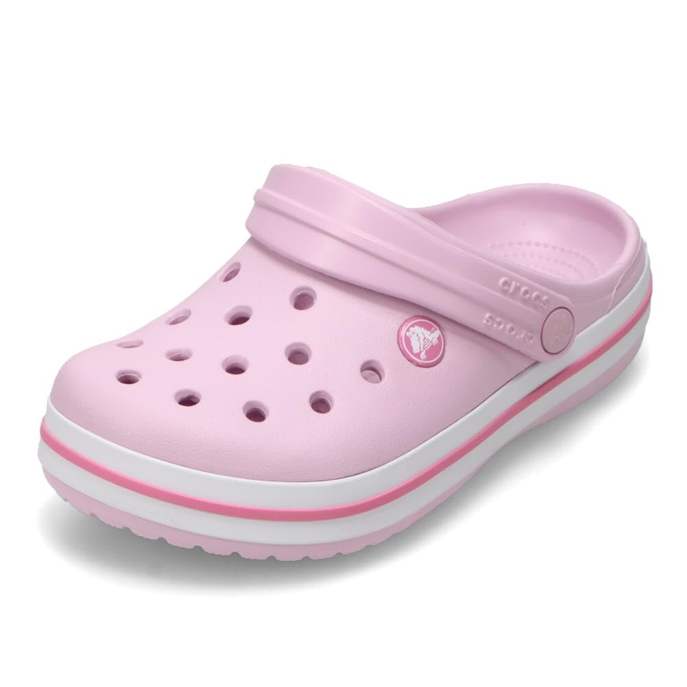 

Crocs Crocband Clog K 207006 Сандалии для детей 3E, Розовый, 18.5 см, розовый