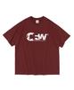 CARGOBROS FOR WOMAN Cfw Crack Logo Short Sleeve T-Shirt (Wine)