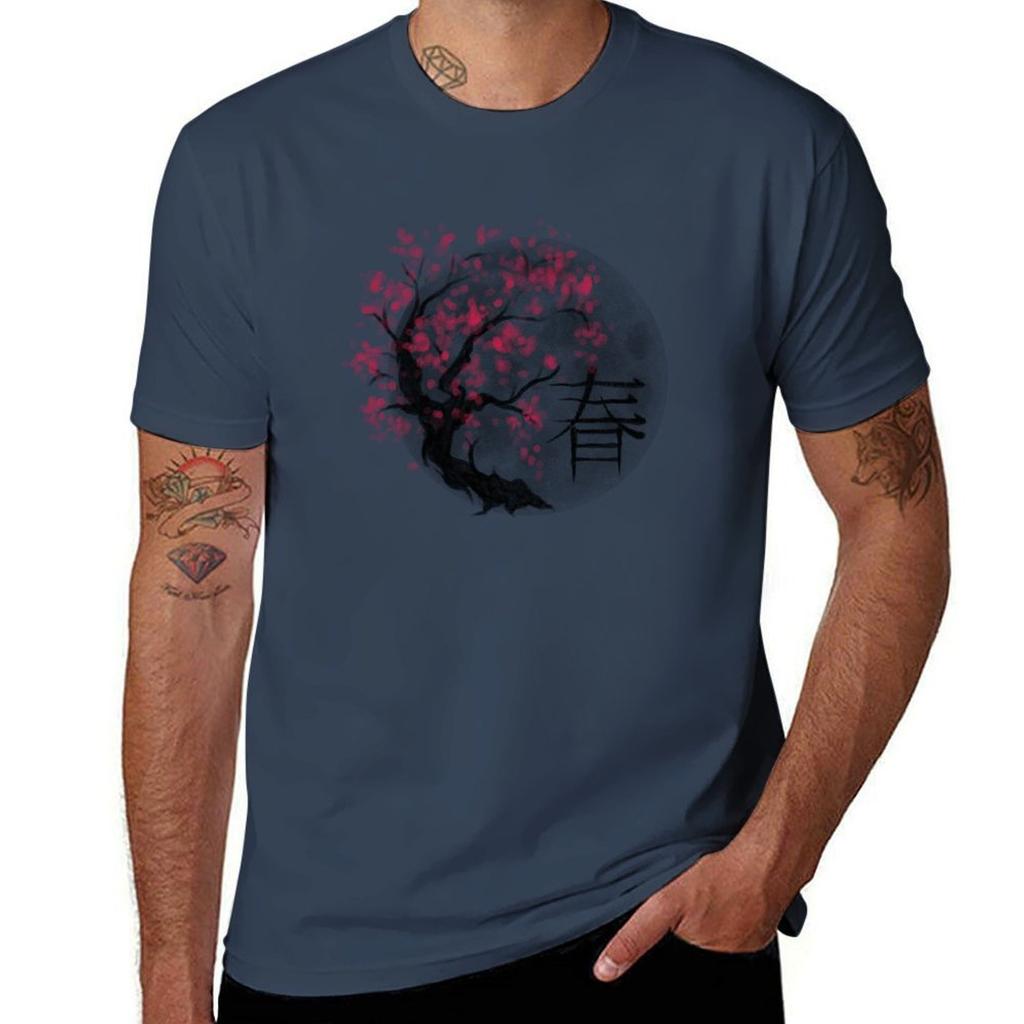 Cherry blossom, cherry blossom, cherry blossom festival T-Shirt printed t shirts for man t shirts for man pack cotton T-Shirt