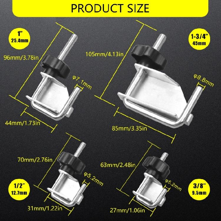 Braçadeira de Clipe de Tubo em U Automotiva com Liga Resistente à Corrosão para Reparo Duradouro do Sistema de Refrigeração