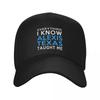 Everything I Know - Alexis Texas Baseball Cap Gentleman Hat Derby Hat Dad Hat Horse Woman Men's