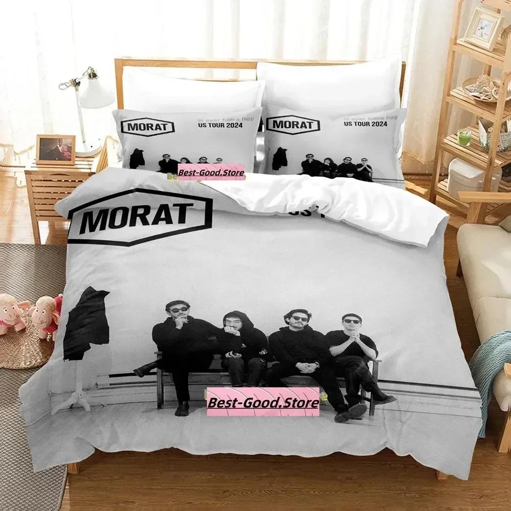Morat Beding Set Single Twin Printed Bed Linen Set With Pilowcase Bed Soft Duvet Cover Soft Single Double Ful Quen Super King-Sized Dimensionsd