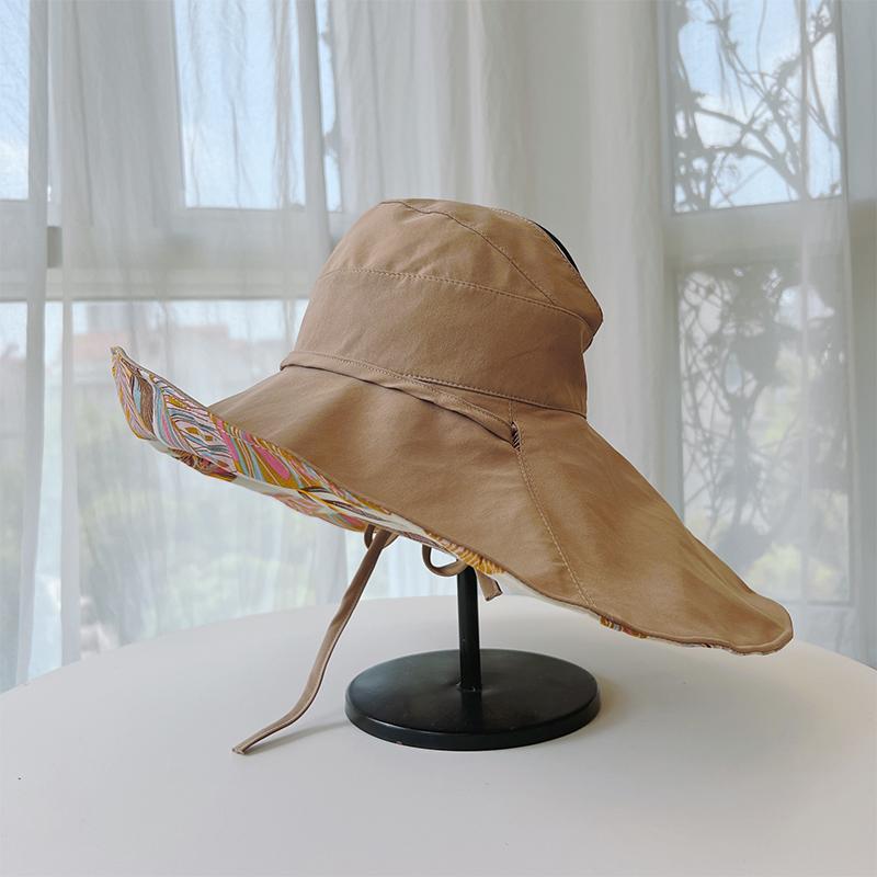 Women  Wide Brim Sun Hats Metal Wired Edge Summer UV Protection Boho Hat for Beach Hiking Garden Travel