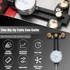 Table Saw Dial Indicator 0.01 Mm Accuracy Adjustable Table Saw Alignment Gauge Calibrator Aluminum Alloy Table Saw Dial Gauge