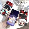 O-Love And Deepspace Phone Case For Samsung Galaxy A73,A21s,A22,A31,A52,A53,A71,A41Soft Black Shell