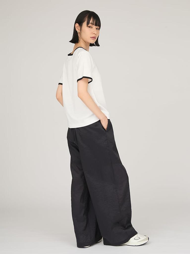 Emi Sheer NVY Women's Wide-Tuck Pants, 13WFP254070,