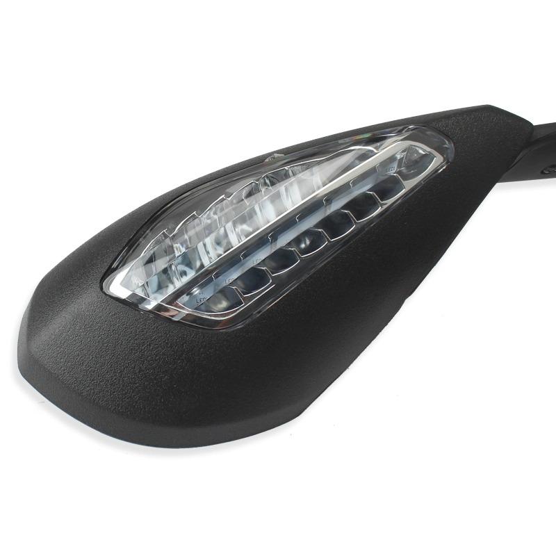 For Ducati Panigale V4 V4 S V4S 2018-2023 V2 2020-2023 Motorcycle Rearview Mirrors Rear View Foldable LED Turn Signals Light