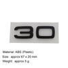 Adesivo Logo 3D 30 35 40 45 50 55 TFSI Emblema Paraurti Posteriore Auto Bagagliaio Posteriore Accessori