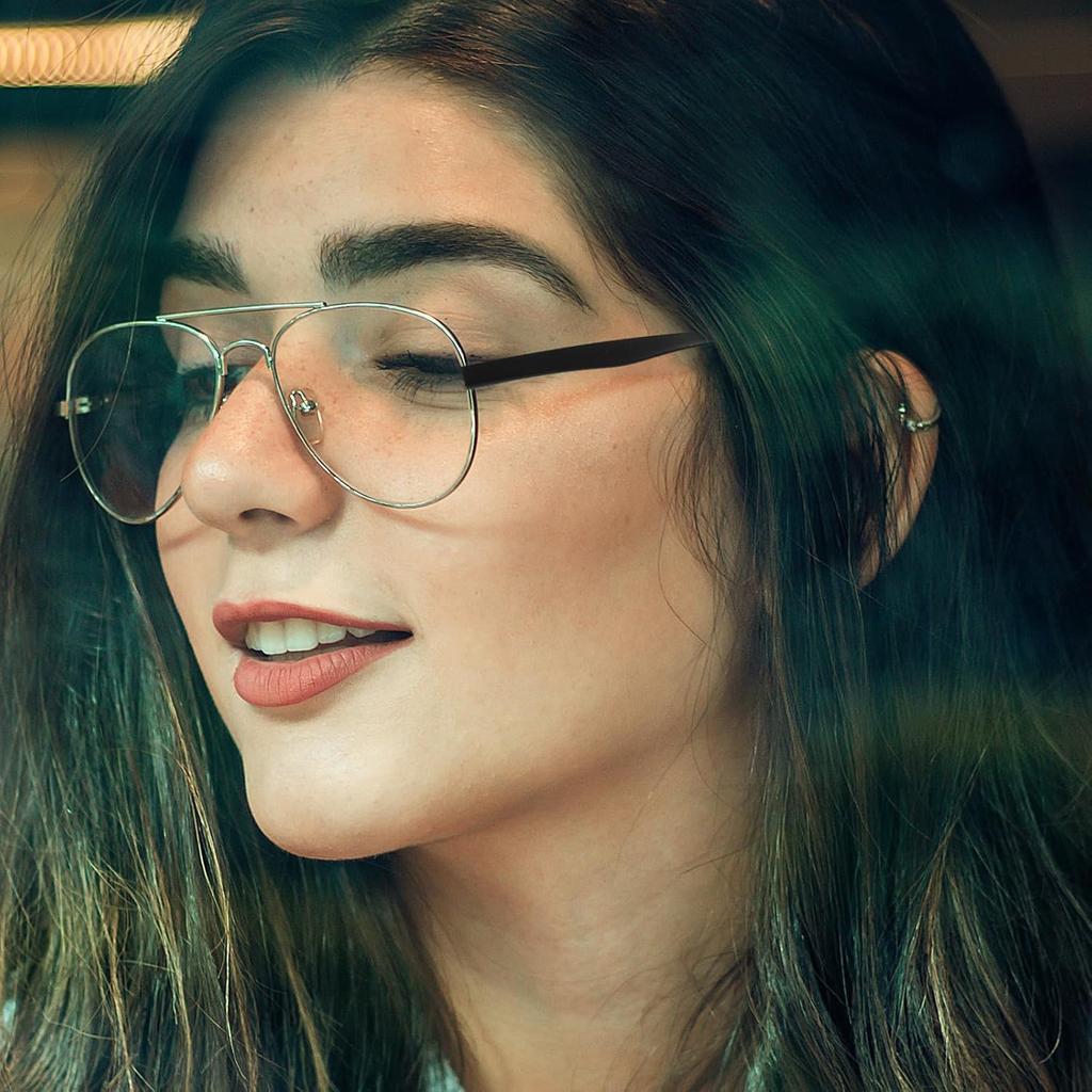 CLISPEED 1 Pair Metal Glasses Replacement Temple Universal Eyeglass Arms Leg Replacement Glasses Repair Kit Sunglasses DIY Temples for Glasses 7mm