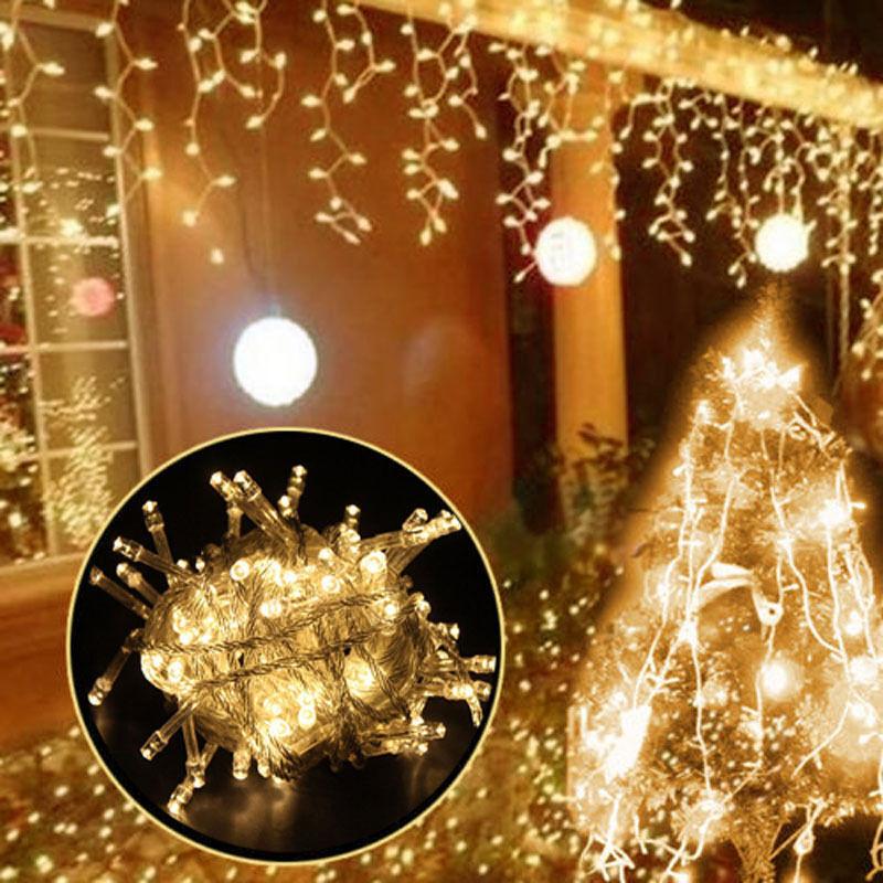 100 Led 10m Christmas Fairy String Light Wedding Xmas Party Outdoor Decor Lamp
