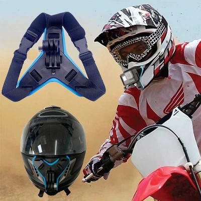 Motorcycle Helmet Strap Mount Front Chin Stand Holder for GoPro Hero  DJI Osmo Action Insta360 Action Camera Accessories