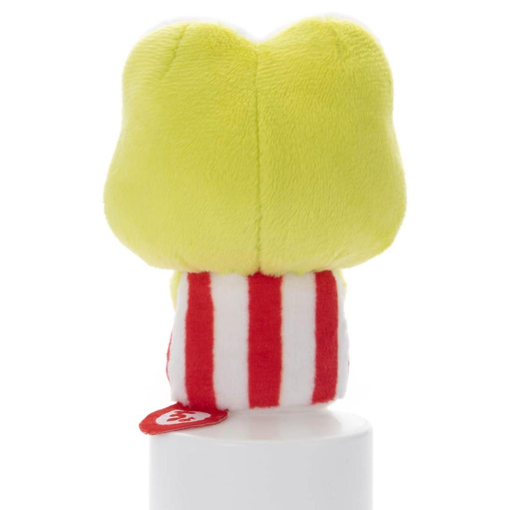 TAKARATOMY A.R.T.S Sanrio Characters Chokkori-san Kerokerokeroppi Plush Toy, Approximately 11cm Tall