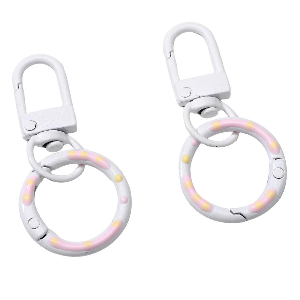 1Set/bag Alloy Donut Spring Buckle Door Buckle For DIY Jewelry Making