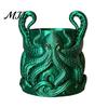 Durable Pla Plant Container 3D Printed Octopus Planter with Tray, Creative Succulents Flower Pot, Weather-Resistant Charming Garden Decor Planting
