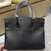 2025 New Authentic Leather Top-layer Cowhide Lizard Pattern Platinum Bag Handbag Large Capacity Women's