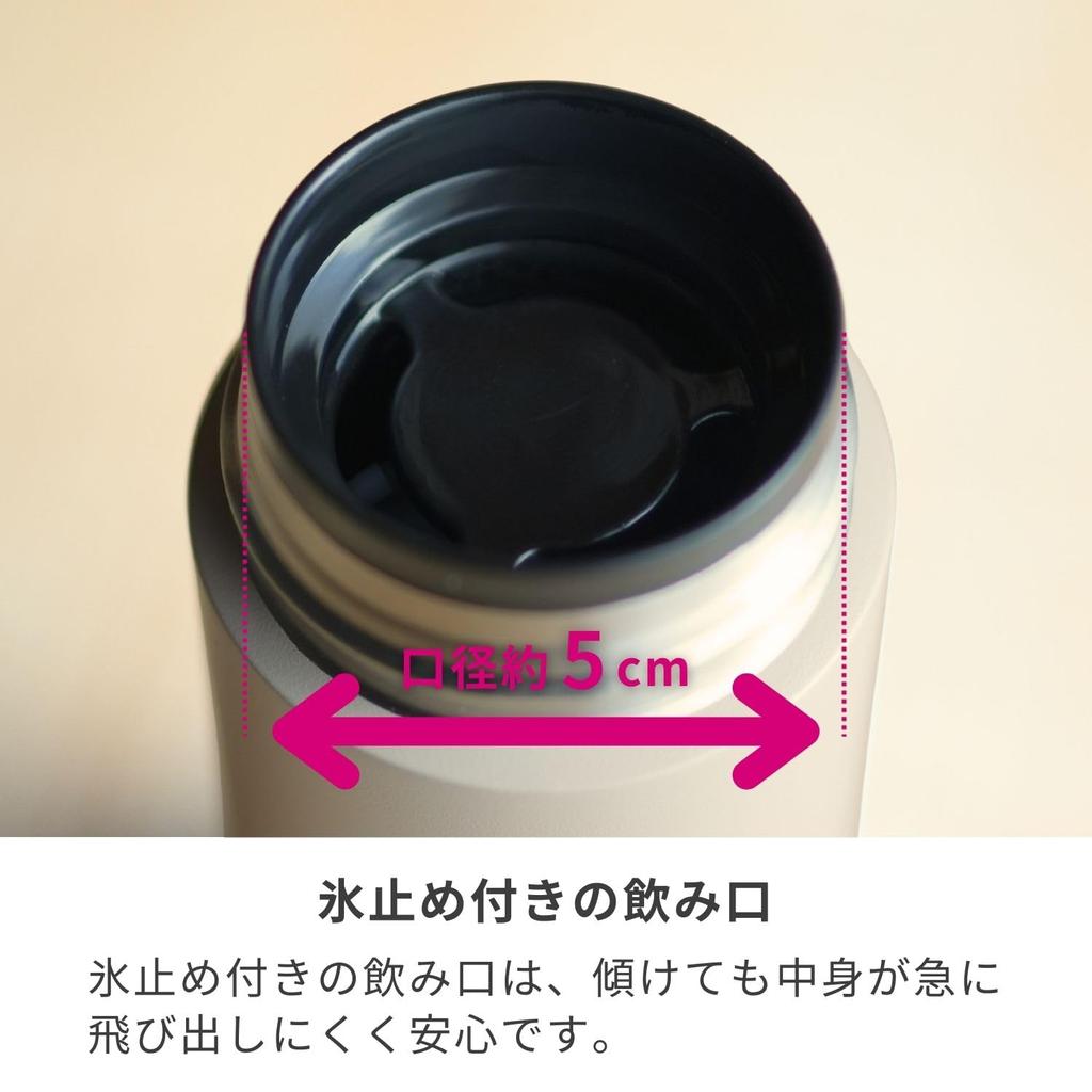 HARIO STICK BOTTLE Stainless Steel Water Black Bottle, Slim, 350mL, SSB-350-B-EX