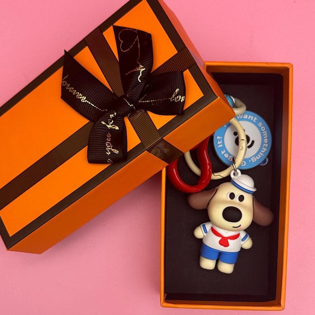 Adorable Cartoon Puppy Keychain: Cute Pendant for Backpacks, Bags, or Cars