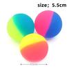 55Mm2Pcs Cute Fluorescence Children Toy Ball Colored Boy Bouncing Ball Rubber Kids Sport Games Elastic Jumping Balls Outdoor Toy