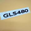 New Chrome Black GLS480 GLS600 V12 Letters Emblem for Mercedes Benz Maybach Car Fender Trunk Rear X167 Logo Sticker Accessories