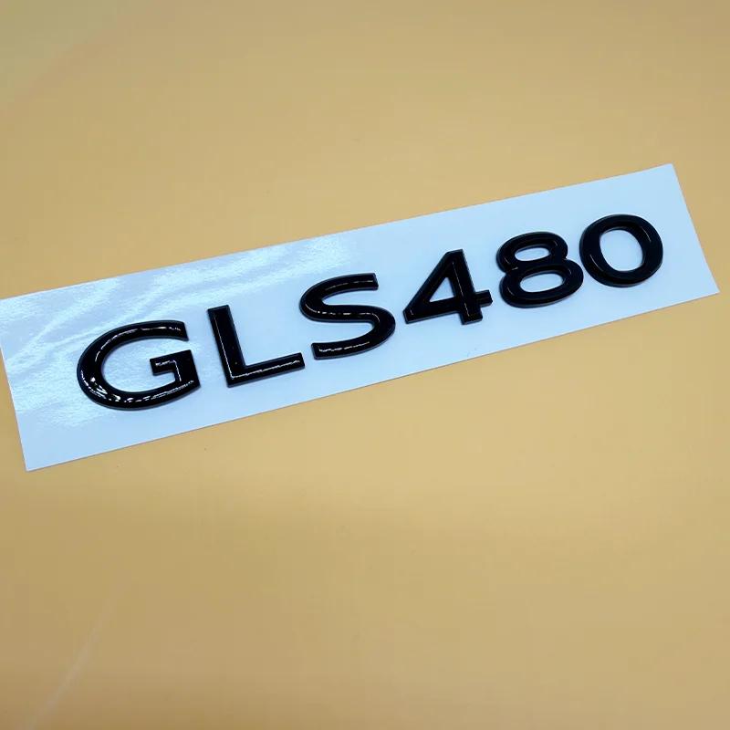 New Chrome Black GLS480 GLS600 V12 Letters Emblem for Mercedes Benz Maybach Car Fender Trunk Rear X167 Logo Sticker Accessories