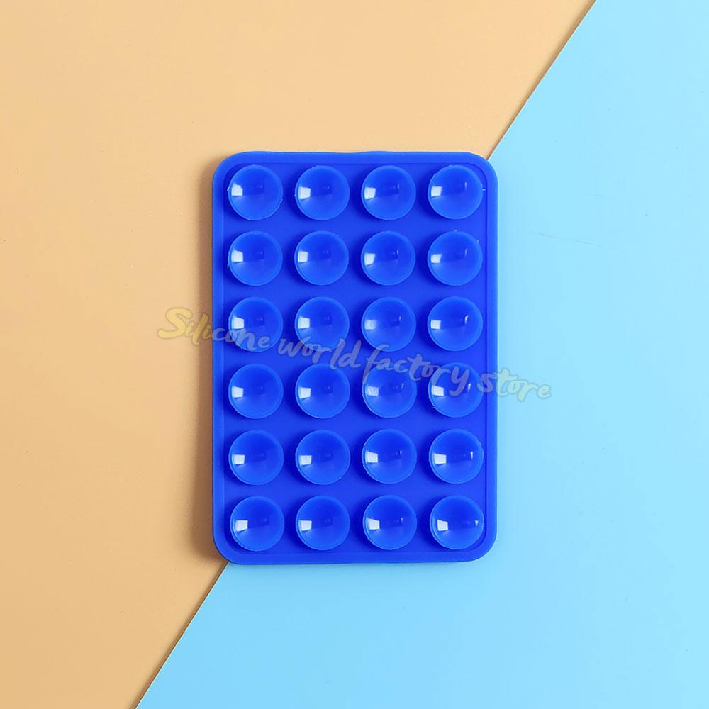 Silicone World Multifunctional Double-sided Silicone Suction Phone Holder Phone Case Anti-Slip Back Stickers Mat Wall Stand