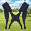 Golf Doppel-Schultergurt Wasserdichter Golfschläger-Taschengurt Ersatz Verstellbar Gepolstert Golfschläger-Taschen Zubehör mit 4 Dreh-Schnallen
