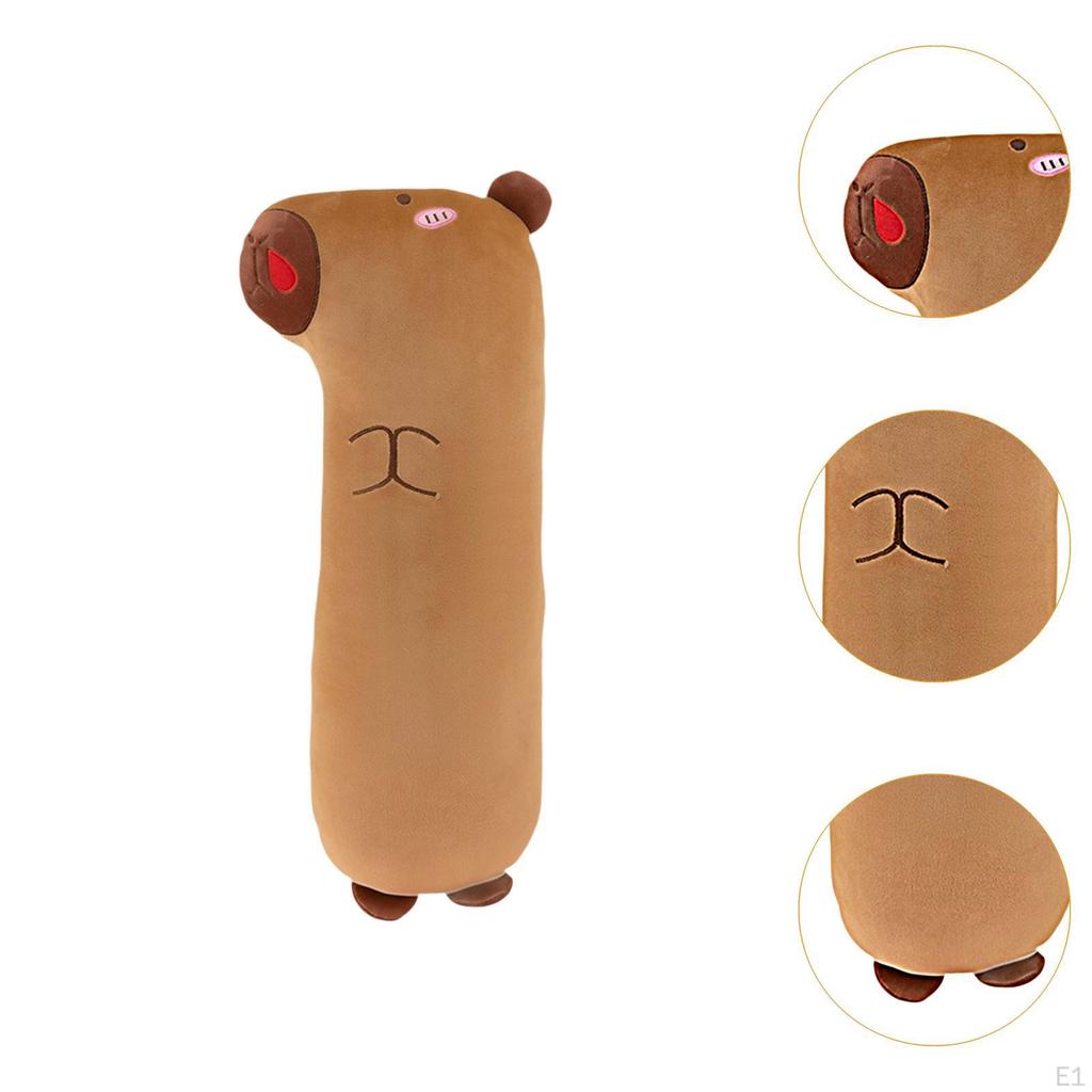 Long Capybara Pillow Cushion Creative Removable Cute Soft Funny Plushie Stuffed Toy