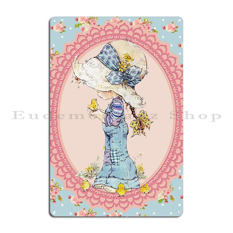 Sarah Kay Girl In The Garden Little Lovers Sarah Kay Way Metal Classic Customize Club Plaques Garage Club Tin Sign Poster