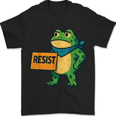 Portland Frosch Protest für Männer und Frauen, Widerstand Unisex T-Shirt
