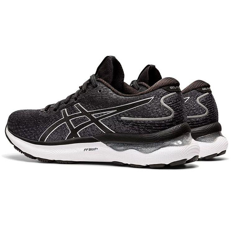 Asics Gel Nimbus 24 Svart Ren Sølv Dame Sneakers 1012B201-001