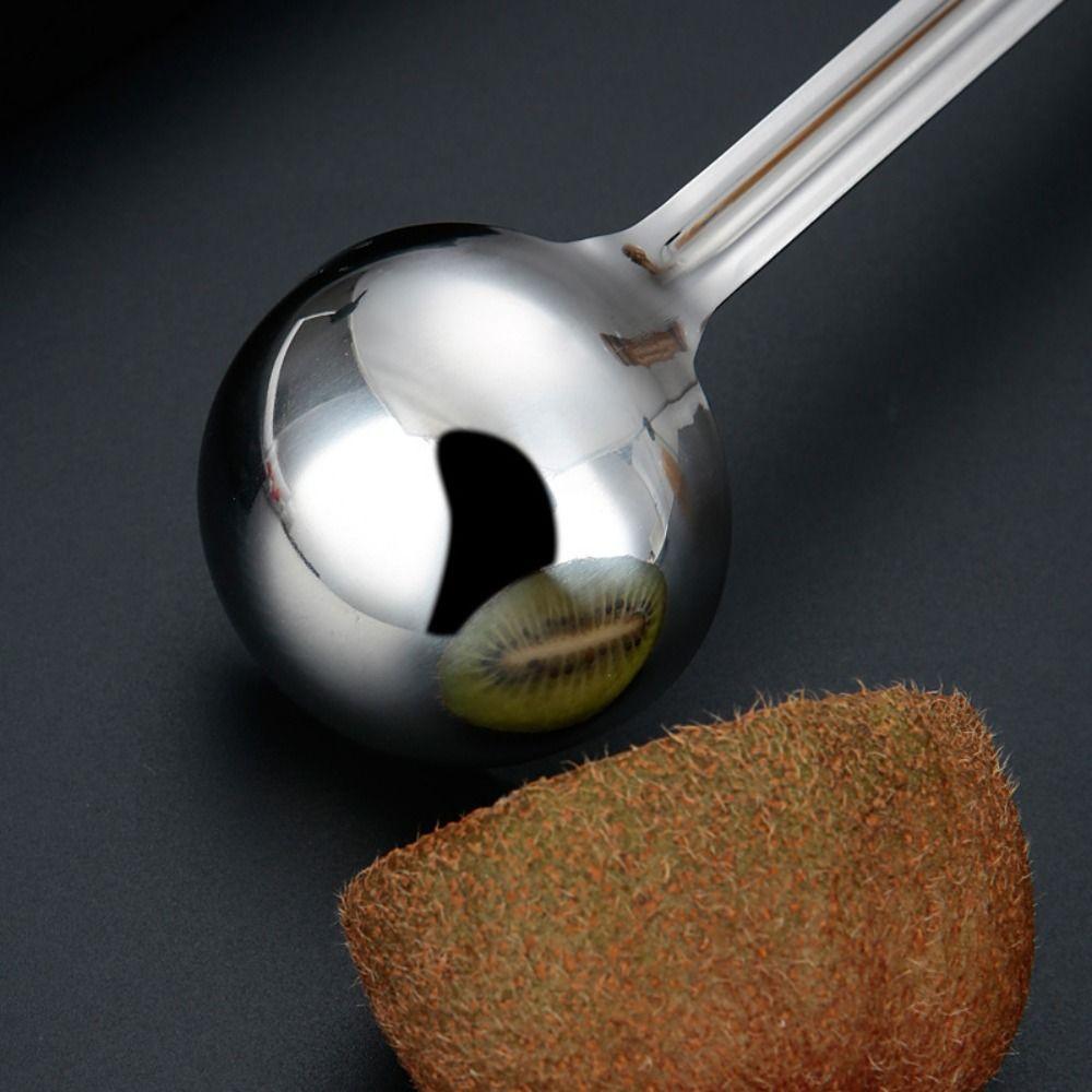 Multi-size Ramen Spoon Stainless Steel Measuring Ladle Spoon Tablespoons Soup Ladle  Hot Pot