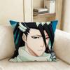 BBleach Anime KKuchiki Byakuya Various Sizes Square Pillow Case For Car Home Bedchamber Decor