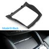 Car Front Center Console Panel Bezel Water Cup Holder Decorative Trim Cover For BMW X5 X6 E70 E71 E72 51166956756 51169129401