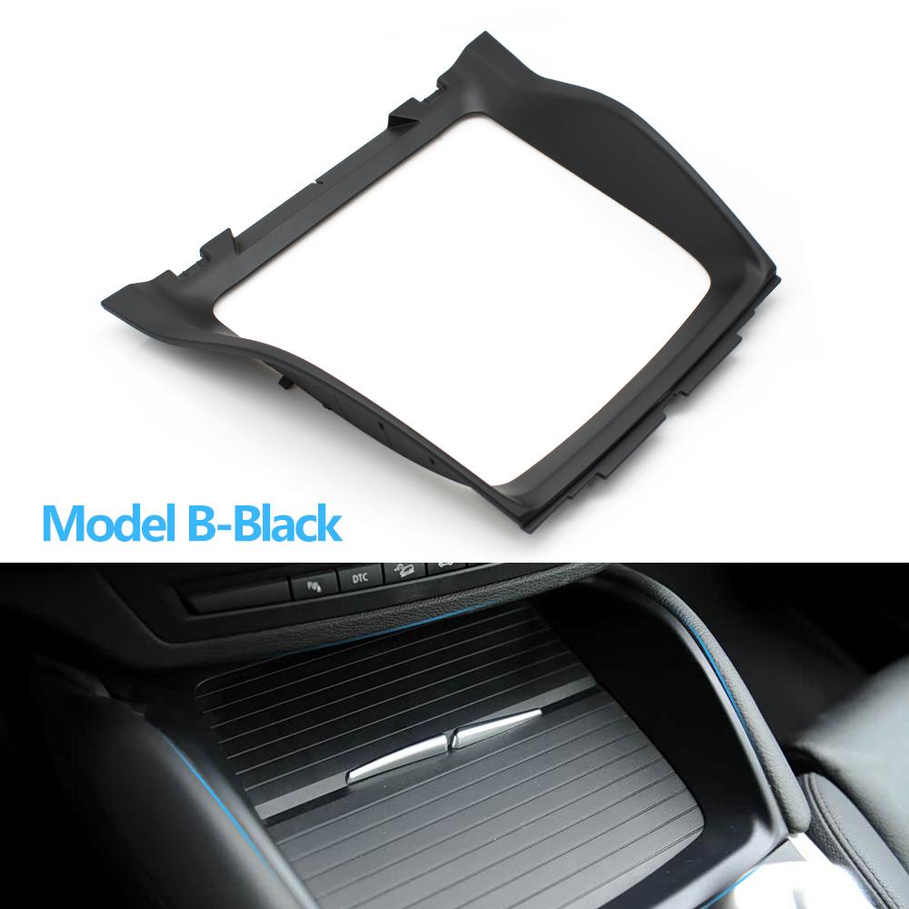 Car Front Center Console Panel Bezel Water Cup Holder Decorative Trim Cover For BMW X5 X6 E70 E71 E72 51166956756 51169129401