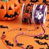 Beads Halloween Decorative Ribbon Pumpkin DIY Ribbon Strips  Party Decor