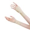 Women Protector Golf Gloves Cool Breathable Half Finger Glove Ice Silk Wrist Wristband Ice Silk Mittens Outdoor