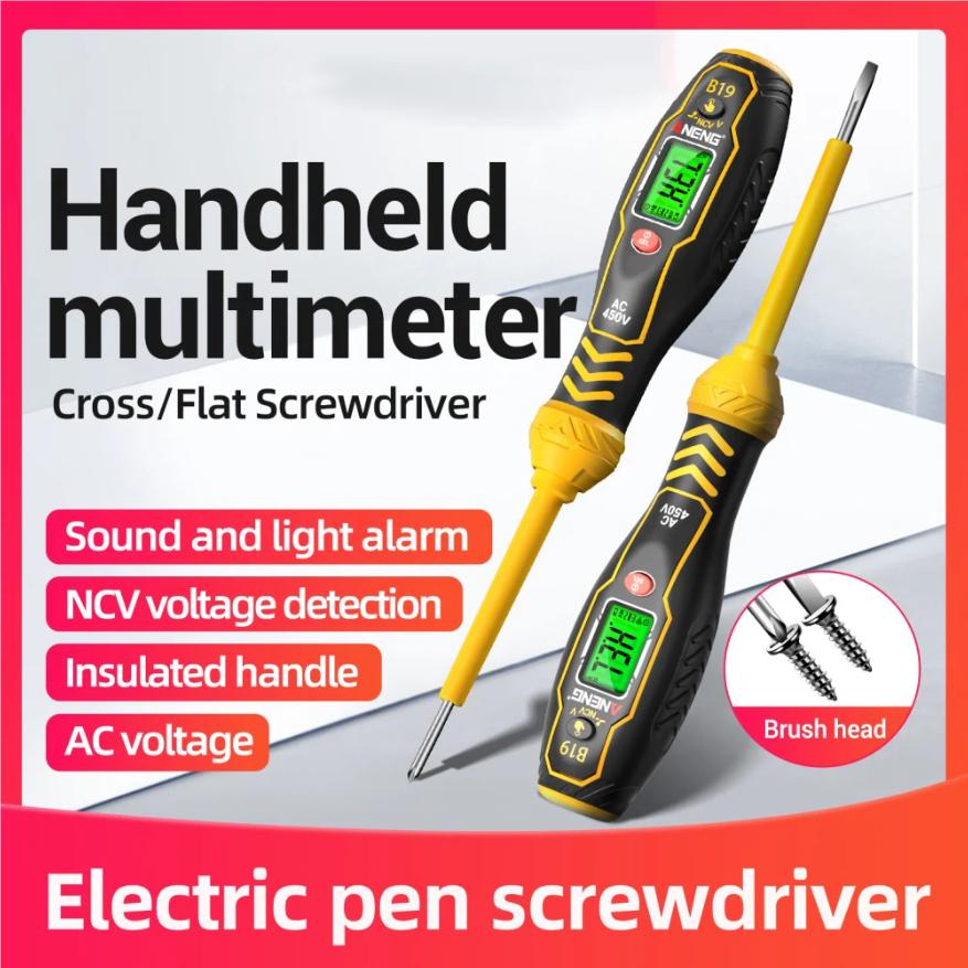 Intelligent Sensing Digital Measuring Pen Non-Contact 30V-1000V Voltage Detector NCV Voltage Probing Tester Meter Tools