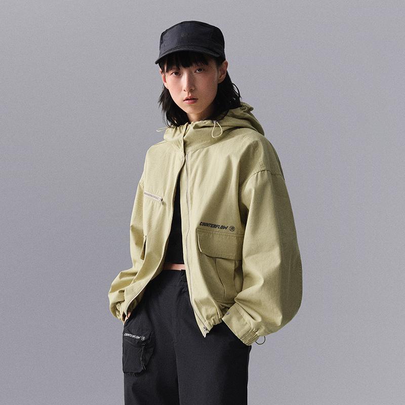 Li Ning CF Surrealismus Einfarbig Warm Locker Sportjacke Damenjacke AFDU710-1