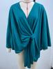 Women's Elegant Solid Color Shawl Cape Coat 2024