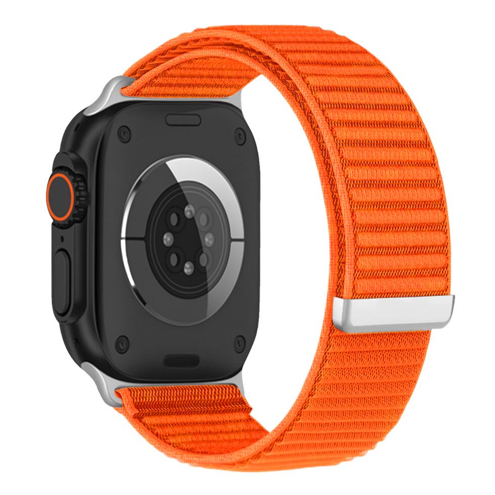 Pásek na Apple Watch: Vzor Divoké Hory, Nylonová Tkanina, Styl S1098