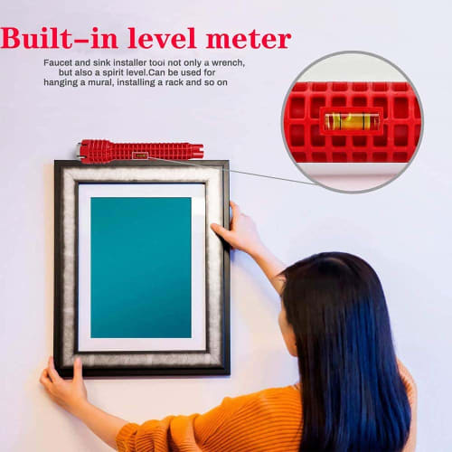 Multi-function Faucet and Sink Installer Spanner - Plumbing Installer, Socket, Tool for Toilets, Water Pipes, Tubes, and Kitchen Plumbing, Multi-funct