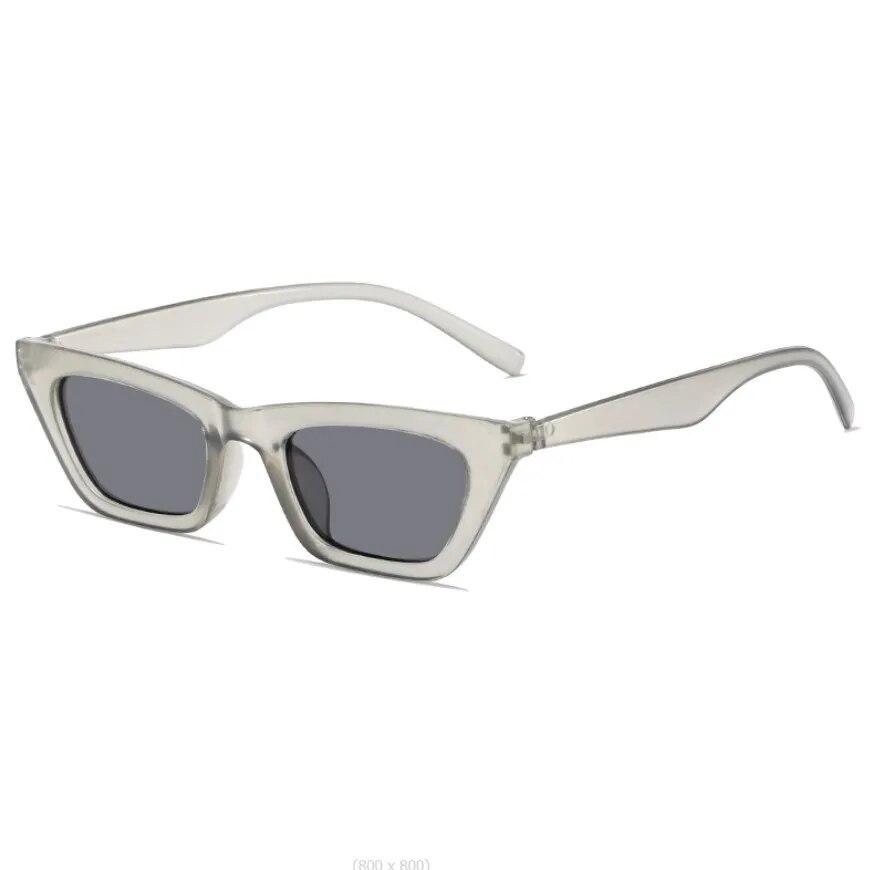 Modne Retro Okulary Przeciwsłoneczne Kocie Oko Małe Trójkątne Okulary Przeciwsłoneczne Odcienie UV400 Okulary Dla Kobiet Damskie Vintage Okulary