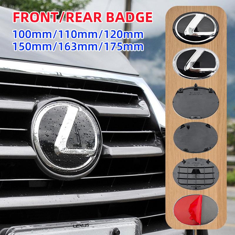 3D Front Grille Emblem Rear Trunk Badge Replacement Sticker for Lexus GS GX IS LS LX NX RX RX270 Ct200h IS250 ES 220D IS300 AM6