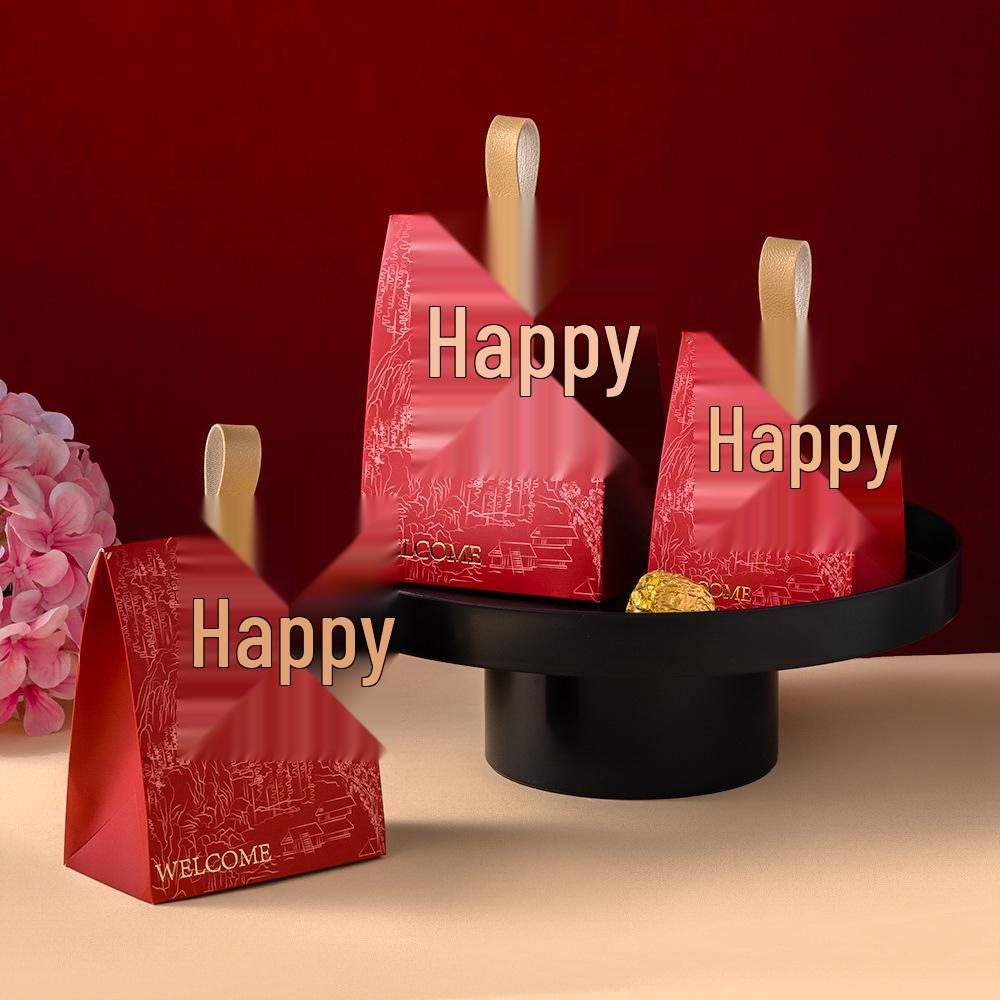 Exklusiv Kinesisk Bröllopskaramell/Gåva Handväska Låda