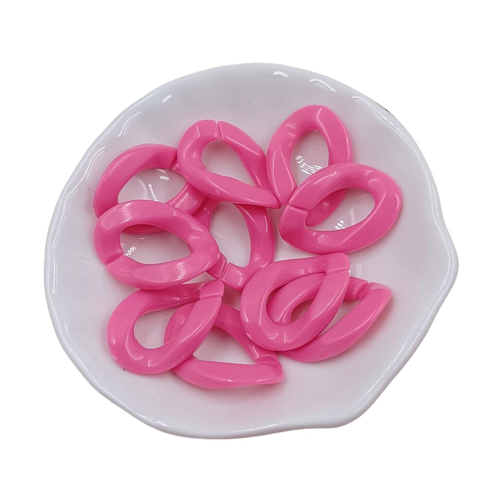 25 ks/balení 17*23 mm barevné makronky s twisty, korálky, spona pro diy módní náhrdelník, telefon, tašku, řetízek, výrobu šperků, dekorativní doplňky