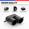 Stainless Steel Quad Exhaust Muffler with Carbon Fiber Tailpipe for 2020-2023 BMW G20/G28